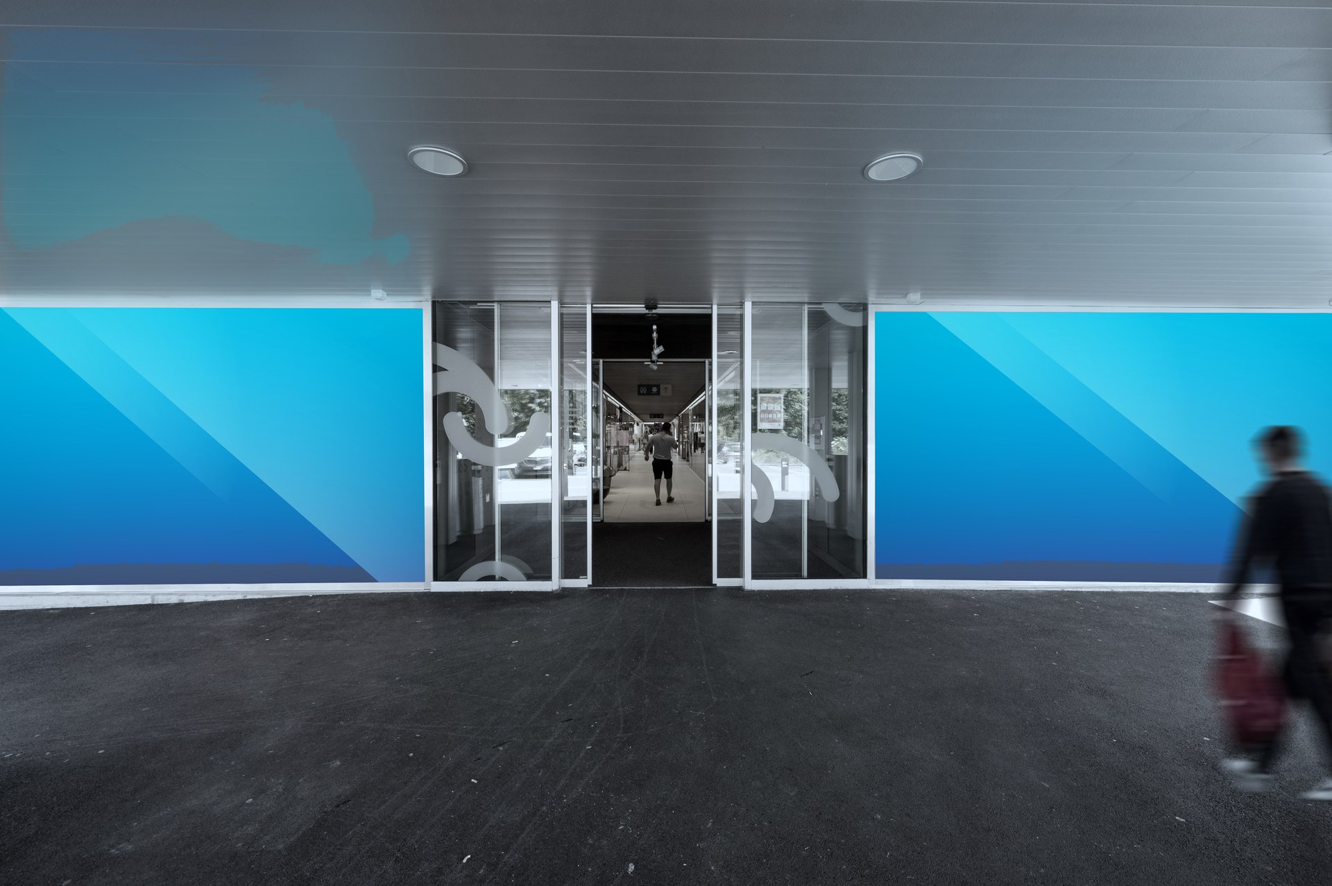 Raststätte Würenlos — DOOH-Werbescreen